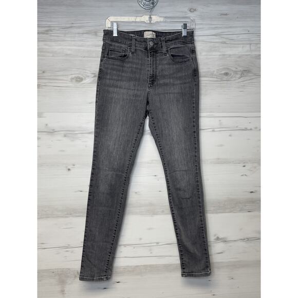 Universal Thread Jeans Womens 6 28L Gray High Rise Skinny Stretch Denim Pants - Picture 1 of 16